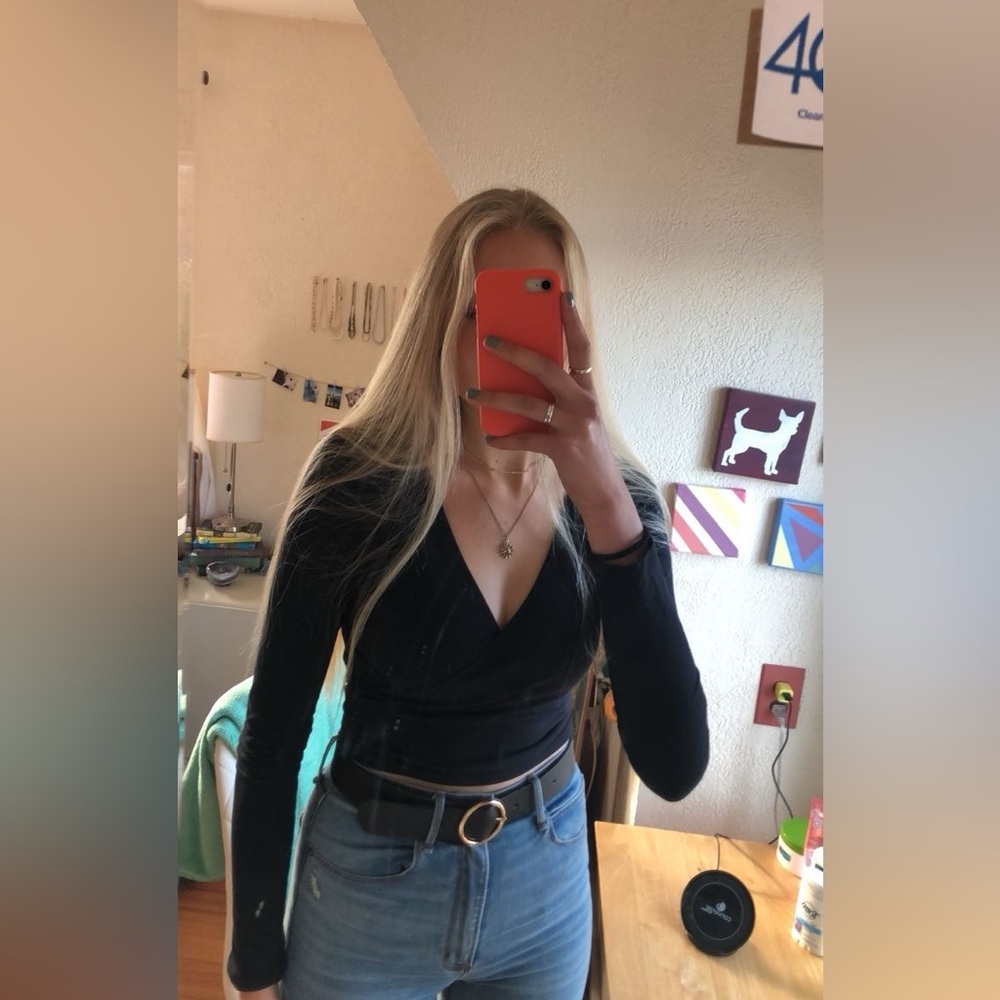 brandy wrap top